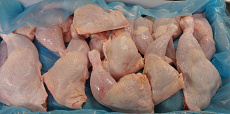 Kuracie štvrte zadné s kožou cca 10kg kartón