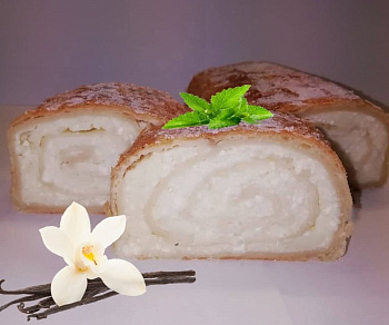 Štrúdľa tvarohová  100g(rezy)