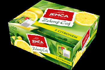 Čaj zelený s citrónom 100x1,5g HB