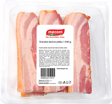 Oravská slanina plátky 1kg OA
