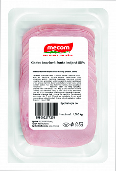 Gastro bravčová šunka krájaná 1000g 55% OA
