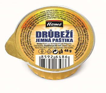 Jemná hydinová nátierka 48g