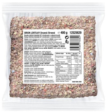 Lentilky drvené 400g Orion