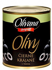 Olivy čierne krájané 3kg Snico