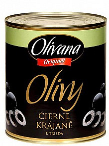 Olivy čierne krájané 3kg Snico