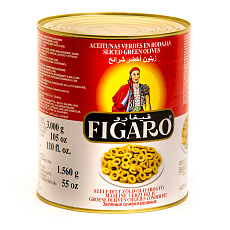 Olivy zelené krájané 3kg Figaro