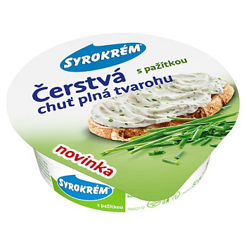 Syrokrém čerstvá chuť s pažítkou 80g
