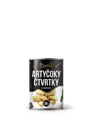 Artičoky štvrťky v slanom náleve 400g