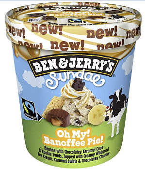 B&J 427ml Banoffee Pie Sundae