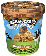B&J 427ml Dulce De-lish Sundae