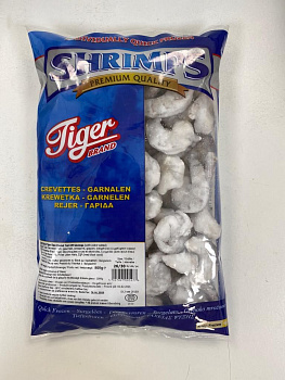 Krevety tigrie surové lúpané 26/30 0,8kg netto