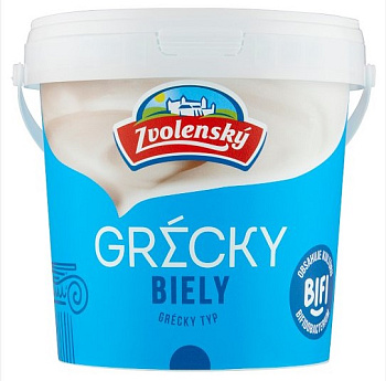 Jogurt smotanový grécky 10% biely 1kg Zvolenský