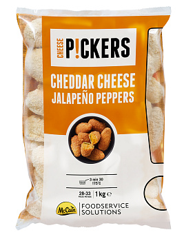 Cheddarové  nugetky s jalapeños 1kg McCain