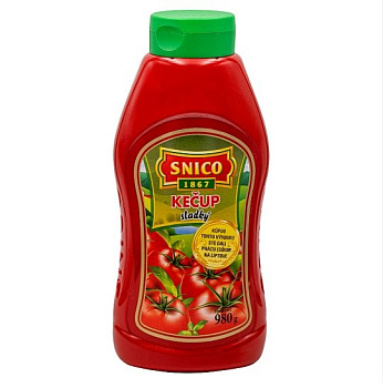 Kečup sladký 980g PET Snico