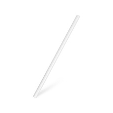 Slamka papierová JUMBO biela 25cm x 8 mm