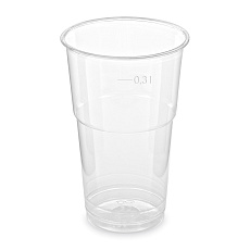Pohár číry 300ml Ø78mm s ryskou