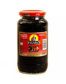 Olivy čierne krájané 920g Figaro