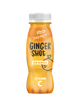 Rio Cold press ginger shot pomaranč 180ml - ZAL