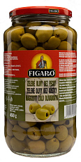 Olivy zelené bez kôstky 920g Figaro
