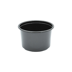 Miska okrúhla čierna 450ml Ø115mm