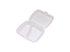 Menu box dvojdielny biely 241x207x69mm XPS