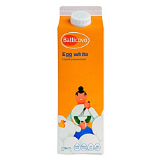 Vaječné bielka tekuté pasterizované 1kg Balticovo