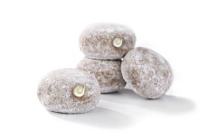 Mini šiška tmavá s krémovou náplňou 25 g