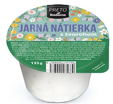 Jarná nátierka s tvarohom 135g Ryba Žilina