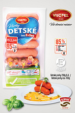 Detské párky bez "E" 700g