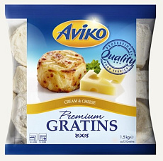 Gratinované zemiaky s tvrdým syrom a smotanou 1,5kg AVIKO