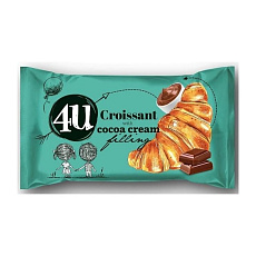 Croissant s kakaovou náplňou 50g 4U