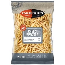 Hranolky 7x7 chrumkavé so šupkou  2,5kg Farm Frites