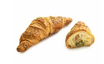 Croissant plnený pistáciovou náplňou 80g