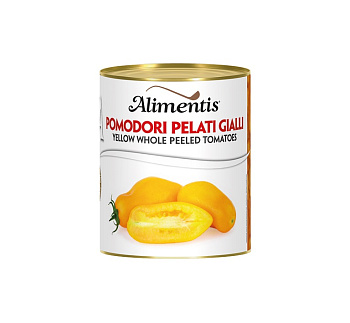 Celé lúpané žlté paradajky 800g