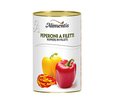 Červené a žlté papriky plátky 4kg