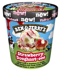 B&J 465ml Strawberry Doughnut-eee