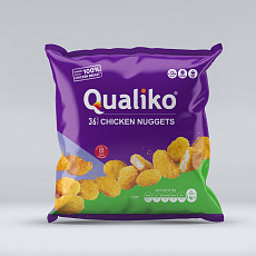 Kuracie nugetky obaľované 1kg Qualiko