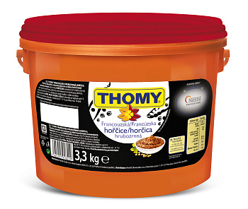 Horčica Francúzska hrubozrná Thomy 3,3kg