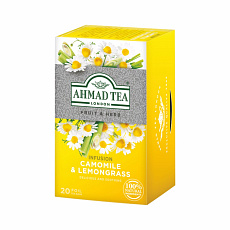 Čaj bylinný Harmanček & Citrónová tráva 20x1,5g Ahmad Tea