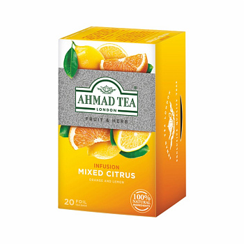 Čaj bylinno-ovocný Mix citrusov 20x2g Ahmad Tea