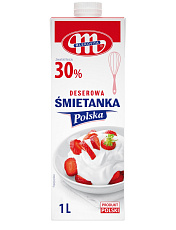 Smotana na šľahanie 30% 1l Mlekovita