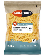 Hranolky Fast Fry 10x10 chrumkavé 2,5kg Farm Frites
