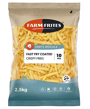 Hranolky Fast Fry 10x10 chrumkavé 2,5kg Farm Frites