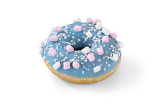 Donut modrý s marshmallows 60g(FC)
