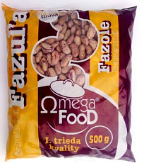 Fazuľa farebná malá 500g Omega