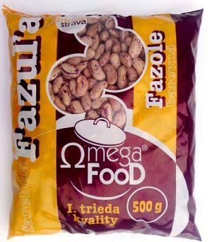 Fazuľa farebná malá 500g Omega