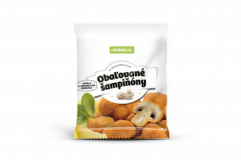 Obaľované šampiňóny Farmília 500g