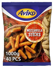 Syr mozzarella v chrumkavej  strúhanke 1kg AVIKO